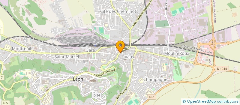localisation de l'entreprise SPORT CHALLENGE à LAON