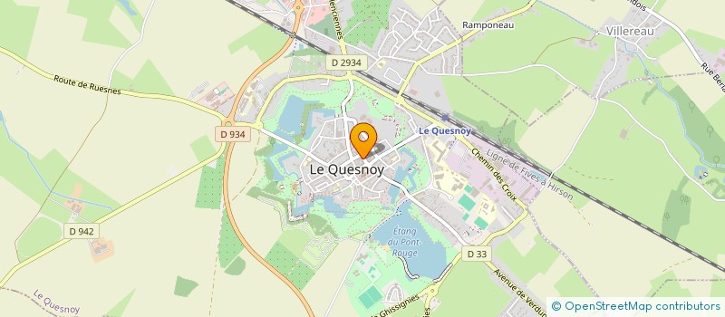 localisation de l'entreprise SPORT CHEZ AVIVA  LE QUESNOY