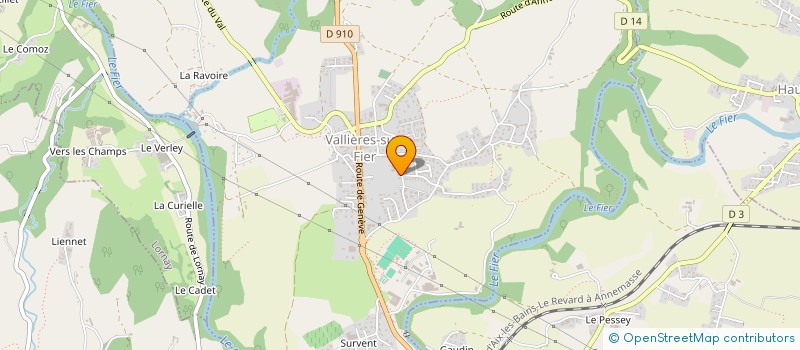 localisation de l'entreprise SPORT CIBLE  VALLIERES-SUR-FIER