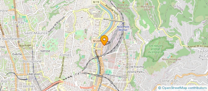 localisation de l'entreprise SPORT CLASSE à NICE