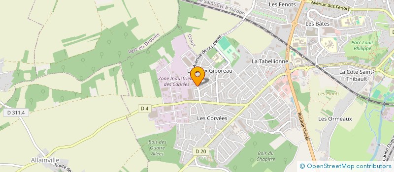 localisation de l'entreprise SPORT CLUB à VERNOUILLET