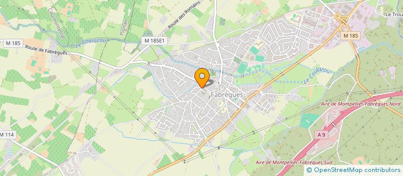 localisation de l'entreprise SPORT CLUB MONTPELLIER  FABREGUES