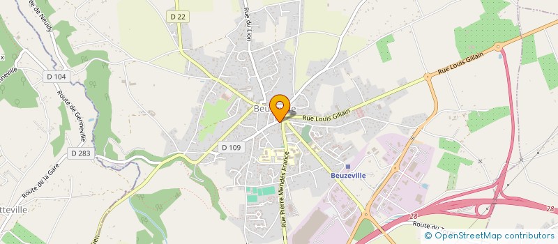 localisation de l'entreprise SPORT CO NORMANDIE MCR à BEUZEVILLE