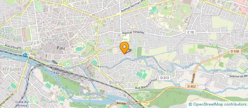 localisation de l'entreprise SPORT COLOC à PAU