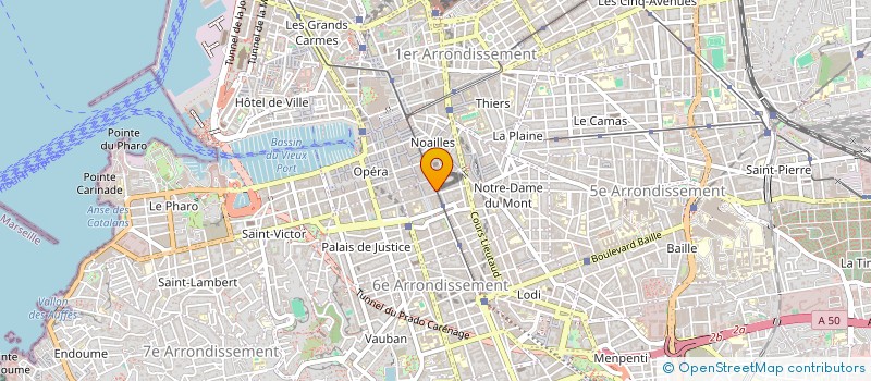 localisation de l'entreprise SPORT COM'EDITION à MARSEILLE