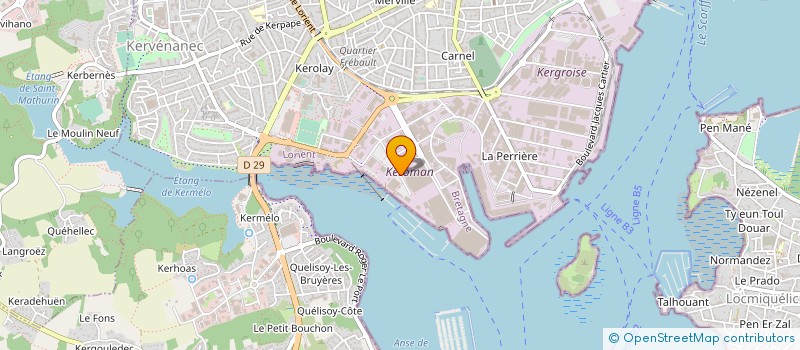 localisation de l'entreprise SPORT COM SAIL à LORIENT