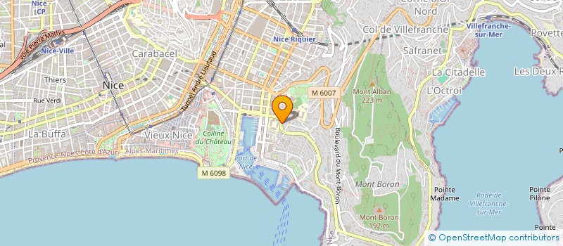 localisation de l'entreprise SPORT COMBAT MEDIA DISTRIBUTION  NICE