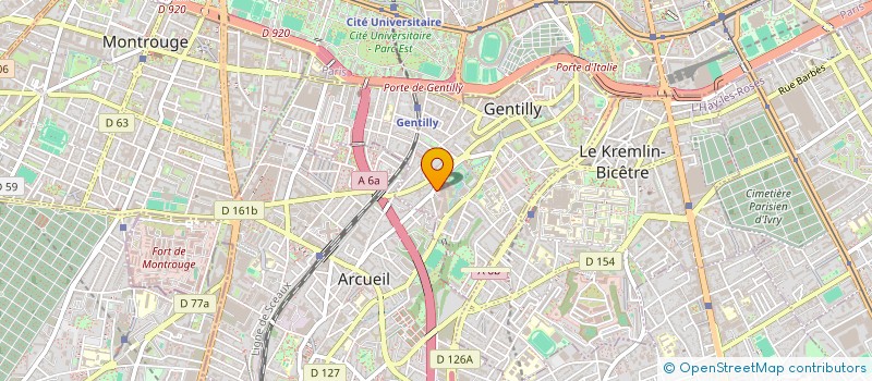localisation de l'entreprise SPORT & COMMUNICATION à GENTILLY