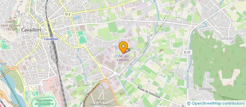 localisation de l'entreprise SPORT CONCEPT à CAVAILLON