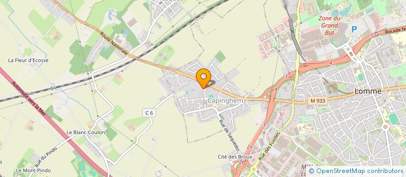 localisation de l'entreprise SPORT CONSEIL COMMUNICATION - SCC  CAPINGHEM