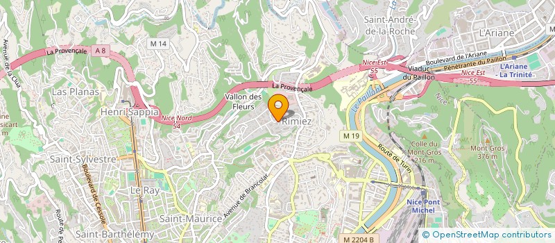 localisation de l'entreprise SPORT CONSULTING  NICE