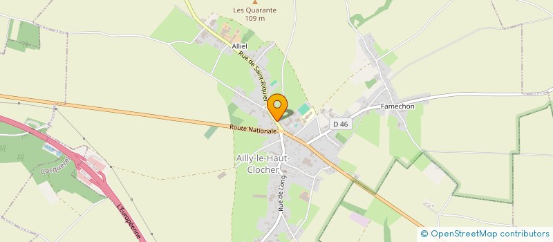 localisation de l'entreprise SPORT CULTURE DU HAUT CLOCHER  AILLY-LE-HAUT-CLOCHER