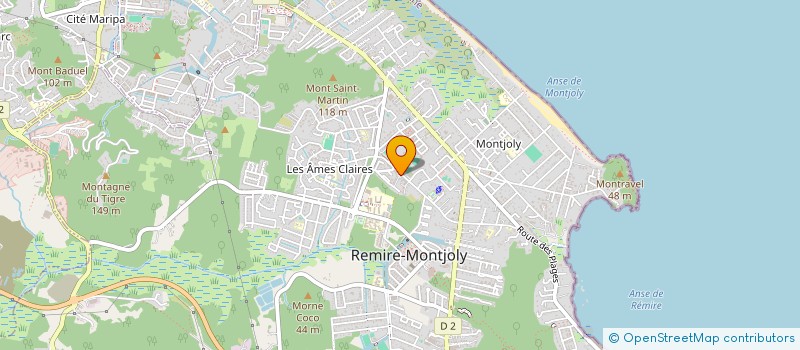 localisation de l'entreprise SPORT CULTURE ET DEVELOPPEMENT  REMIRE-MONTJOLY