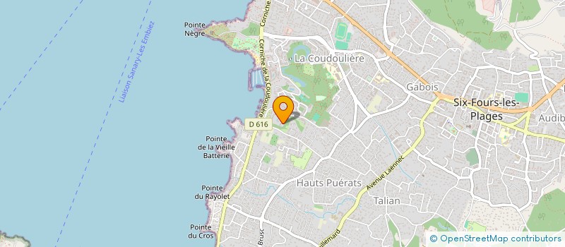 localisation de l'entreprise SPORT DANCE EVENT AGENCY  SIX-FOURS-LES-PLAGES