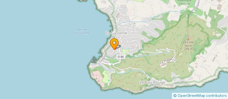 localisation de l'entreprise SPORT DANSE PRADET  LE PRADET