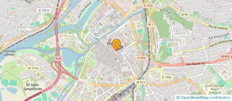 localisation de l'entreprise SPORT DESIGN  METZ