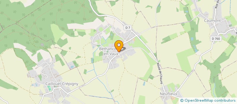 localisation de l'entreprise SPORT DETENTE LOISIRS POUR TOUS  BETHANCOURT-EN-VAUX