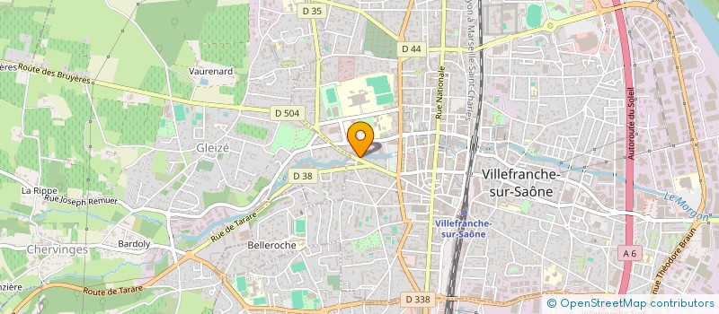 localisation de l'entreprise SPORT DEUX ROUES à VILLEFRANCHE-SUR-SAONE