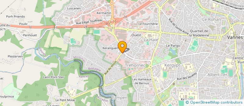 localisation de l'entreprise SPORT DIFFUSION SARL à VANNES