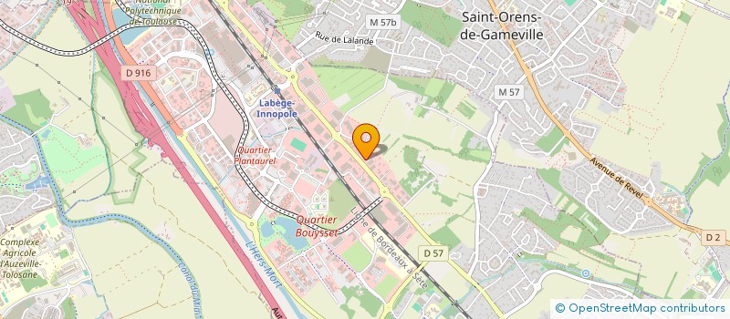 localisation de l'entreprise SPORT DISTRIBUTION PURPAN  LABEGE