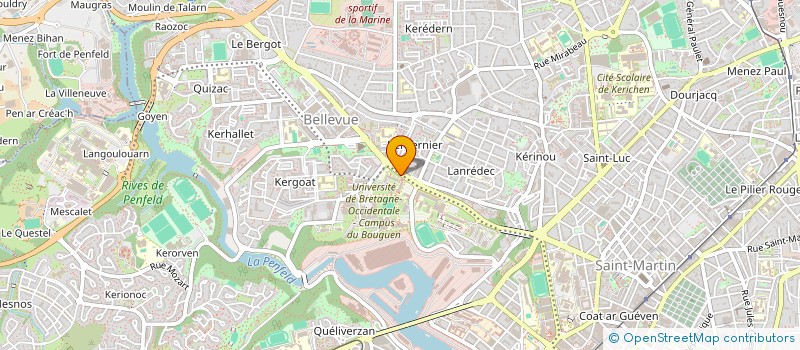 localisation de l'entreprise SPORT DOC TEAM ET AL., à BREST