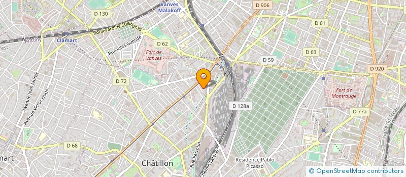 localisation de l'entreprise SPORT-DRIVE à CHATILLON