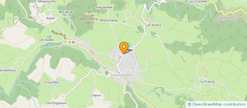 localisation de l'entreprise SPORT ECOLE PUBLIQUE LAUSSONNE  LAUSSONNE