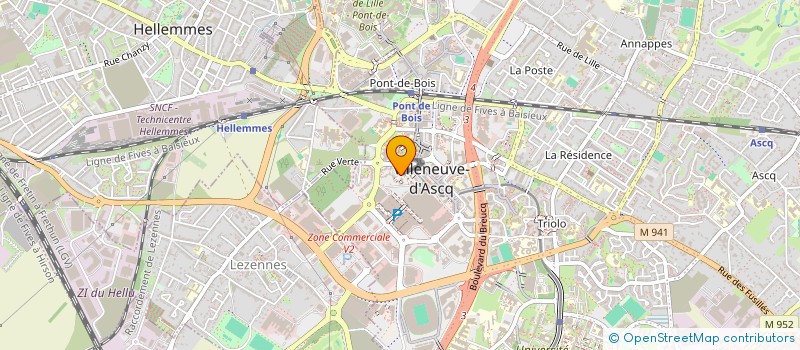 localisation de l'entreprise SPORT EDUC'59 à LILLE