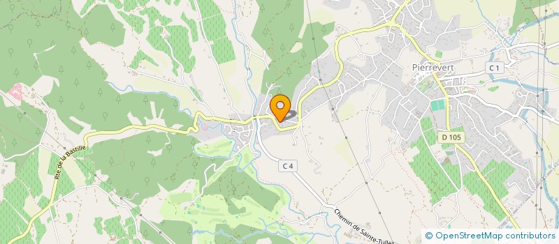 localisation de l'entreprise SPORT EDUCATION SANTE  PIERREVERT