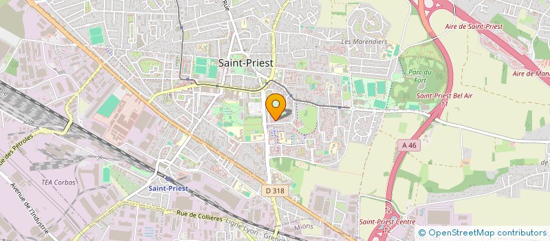 localisation de l'entreprise SPORT ELITE ET PERFORMANCE  SAINT-PRIEST