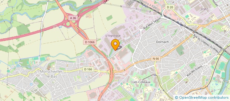 localisation de l'entreprise SPORT ELLES à MULHOUSE