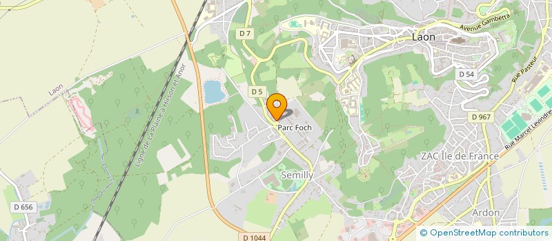 localisation de l'entreprise SPORT EMPLOI 02 à LAON