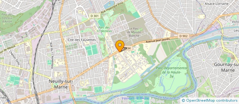 localisation de l'entreprise SPORT EN TETE à NEUILLY-SUR-MARNE