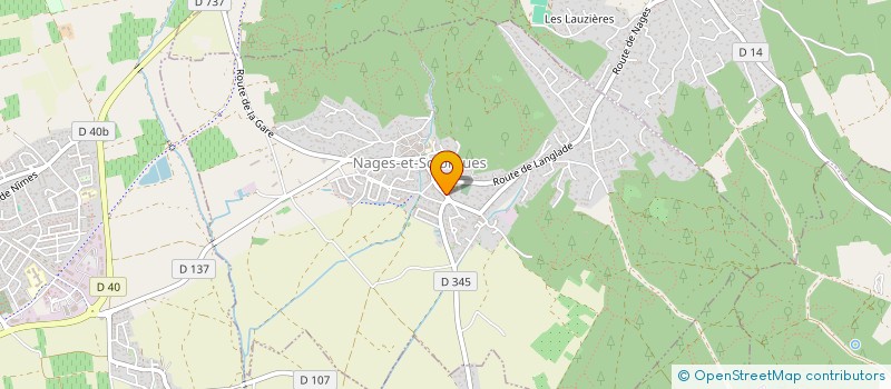 localisation de l'entreprise SPORT ENSEMBLE  NAGES-ET-SOLORGUES