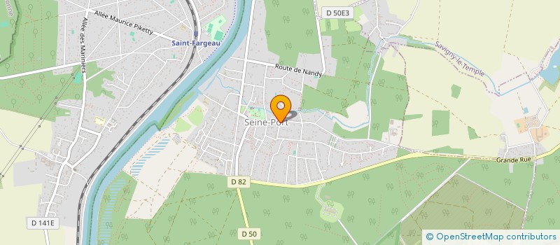 localisation de l'entreprise SPORT ENVIRONNEMENT VOYAGES  SEINE-PORT