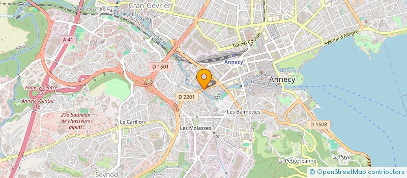 localisation de l'entreprise SPORT ET AUTO à ANNECY