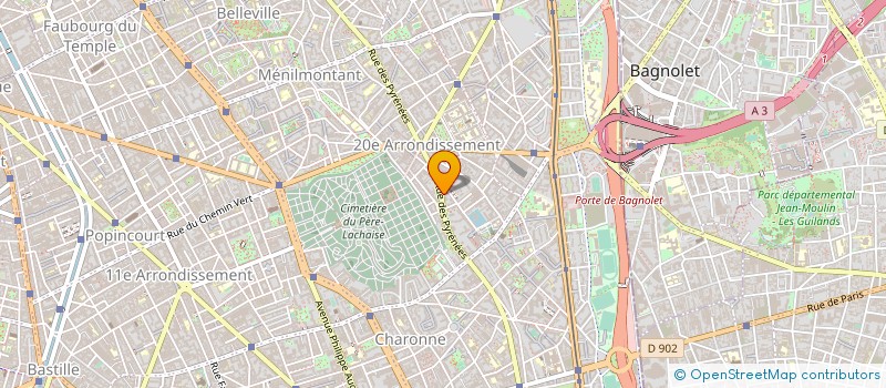 localisation de l'entreprise SPORT ET BEAUTE à PARIS