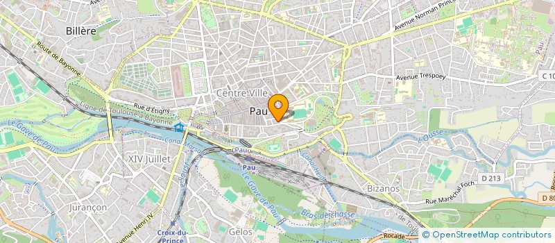 localisation de l'entreprise SPORT ET COMMUNICATION à PAU