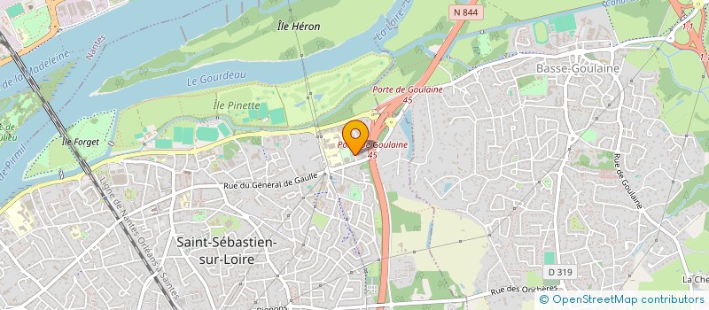 localisation de l'entreprise SPORT ET COMMUNICATION SOLUTIONS (SCS) à SAINT-SEBASTIEN-SUR-LOIRE