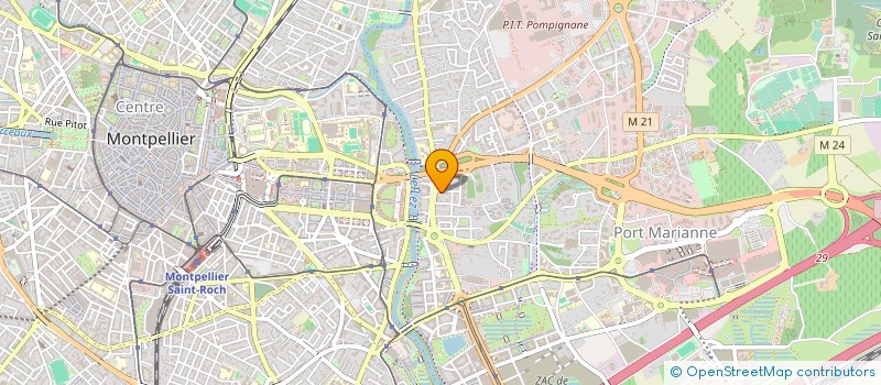 localisation de l'entreprise SPORT ET CONCERTS à MONTPELLIER