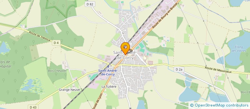 localisation de l'entreprise SPORT ET CULTURE à TRAMOYES