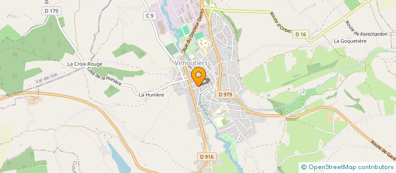 localisation de l'entreprise SPORT ET DETENTE à VIMOUTIERS