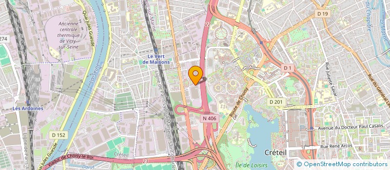 localisation de l'entreprise SPORT ET DETENTE à CRETEIL
