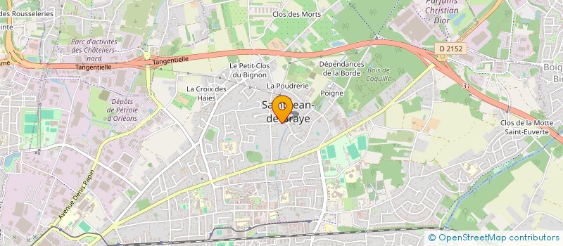localisation de l'entreprise SPORT ET DETENTE 45 (SD45) à SAINT-JEAN-DE-BRAYE