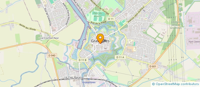localisation de l'entreprise SPORT ET DETENTE à GRAVELINES
