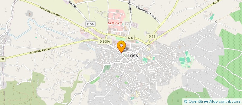 localisation de l'entreprise SPORT ET FAMILLE à TRETS