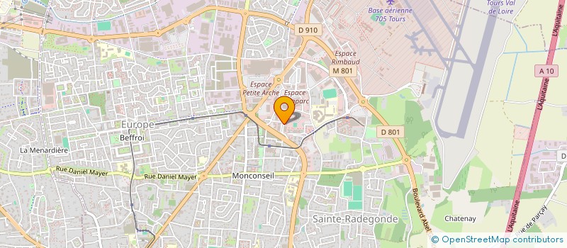 localisation de l'entreprise SPORT ET HANDICAP à TOURS