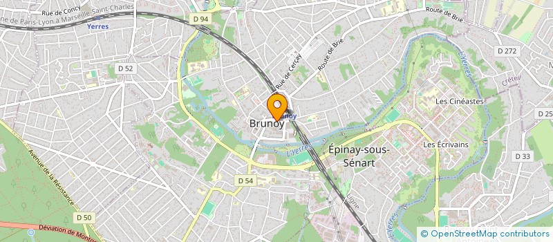 localisation de l'entreprise SPORT ET JOIE BRUNOY  BRUNOY