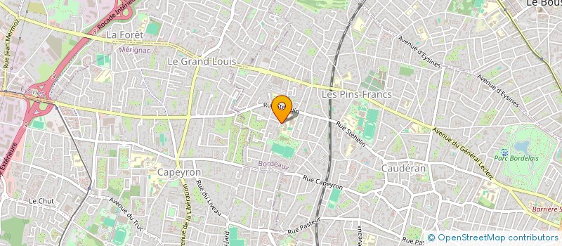 localisation de l'entreprise SPORT ET LOISIRS POUR TOUS  BORDEAUX