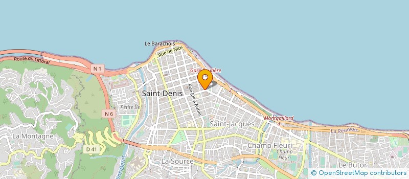 localisation de l'entreprise SPORT ET MUSIQUE à SAINT-DENIS